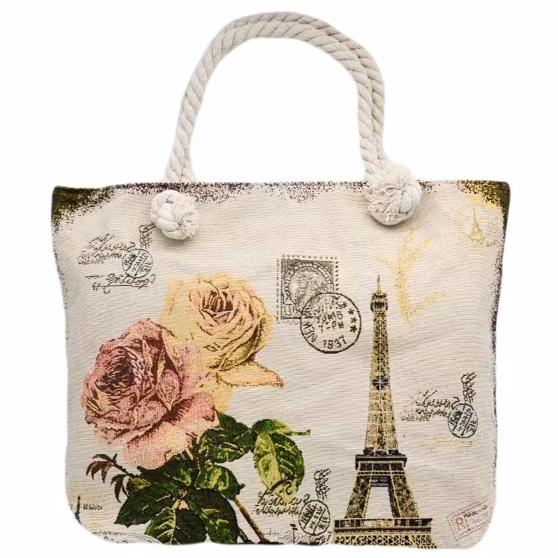 کیف رودوشی زنانه طرح پاریس