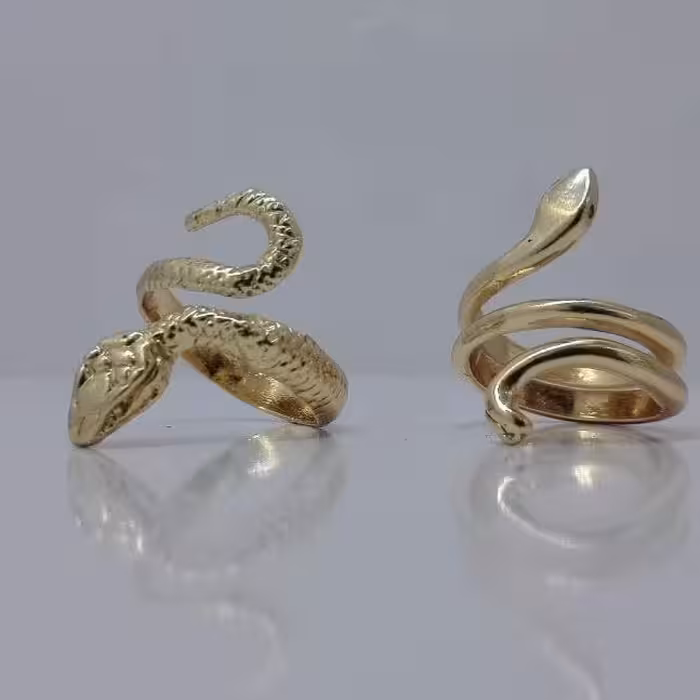 انگشتر برنجی مار کد359