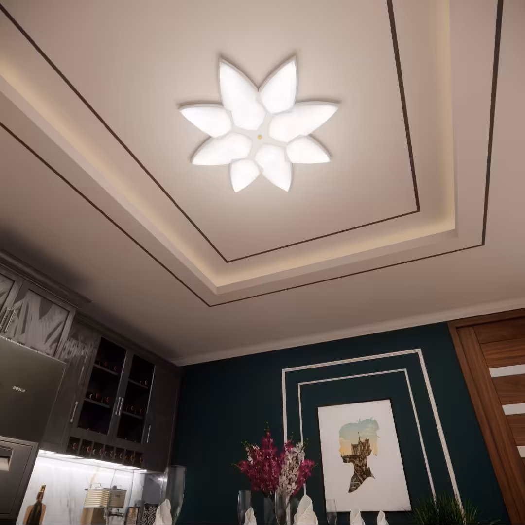 لوستر نورکیا - 8 شعله مدل ستاره - کنترلی