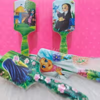 برس(شانه) موی دخترانه طرح حجاب 