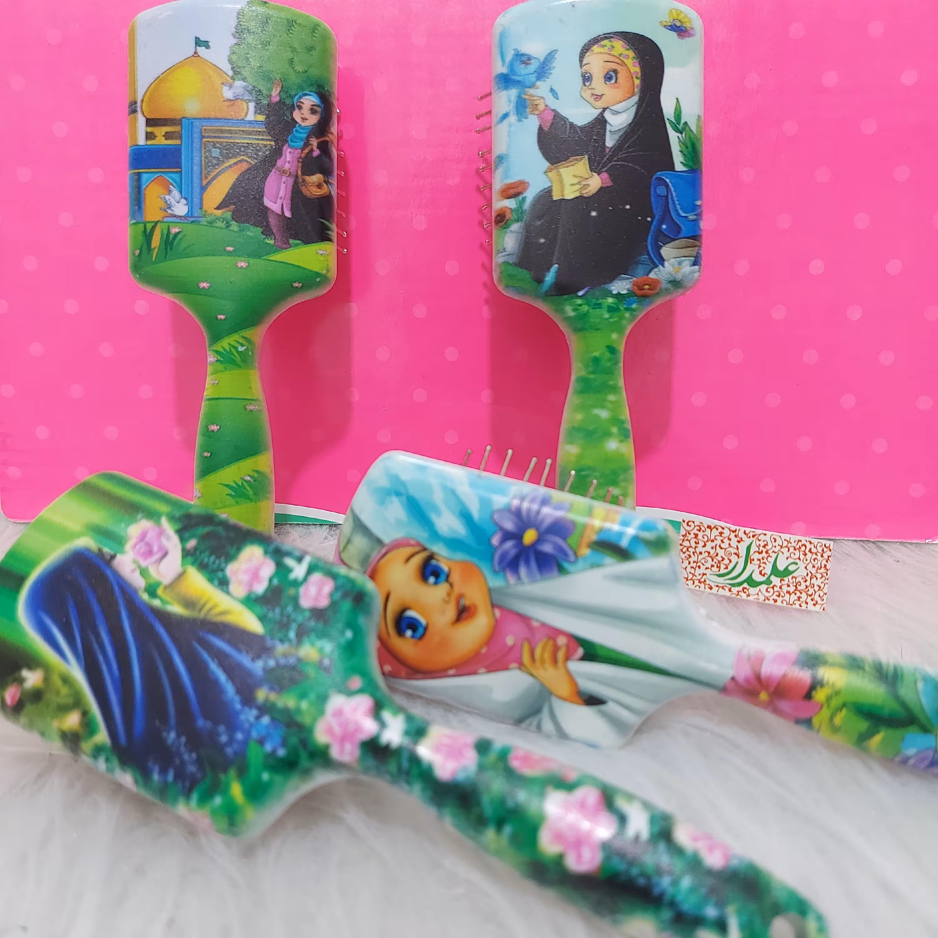 برس(شانه) موی دخترانه طرح حجاب 