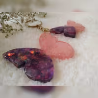 جاکلیدی رزینی مدل butterfly کد 02