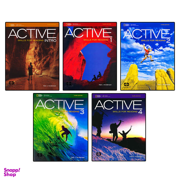کتاب Active Skills For Reading اثر Neil J Anderson انتشارات سپاهان 5 جلدی