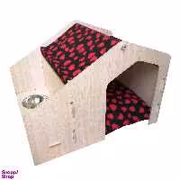 لانه حیوانات خانگی طرح قلب سایز1