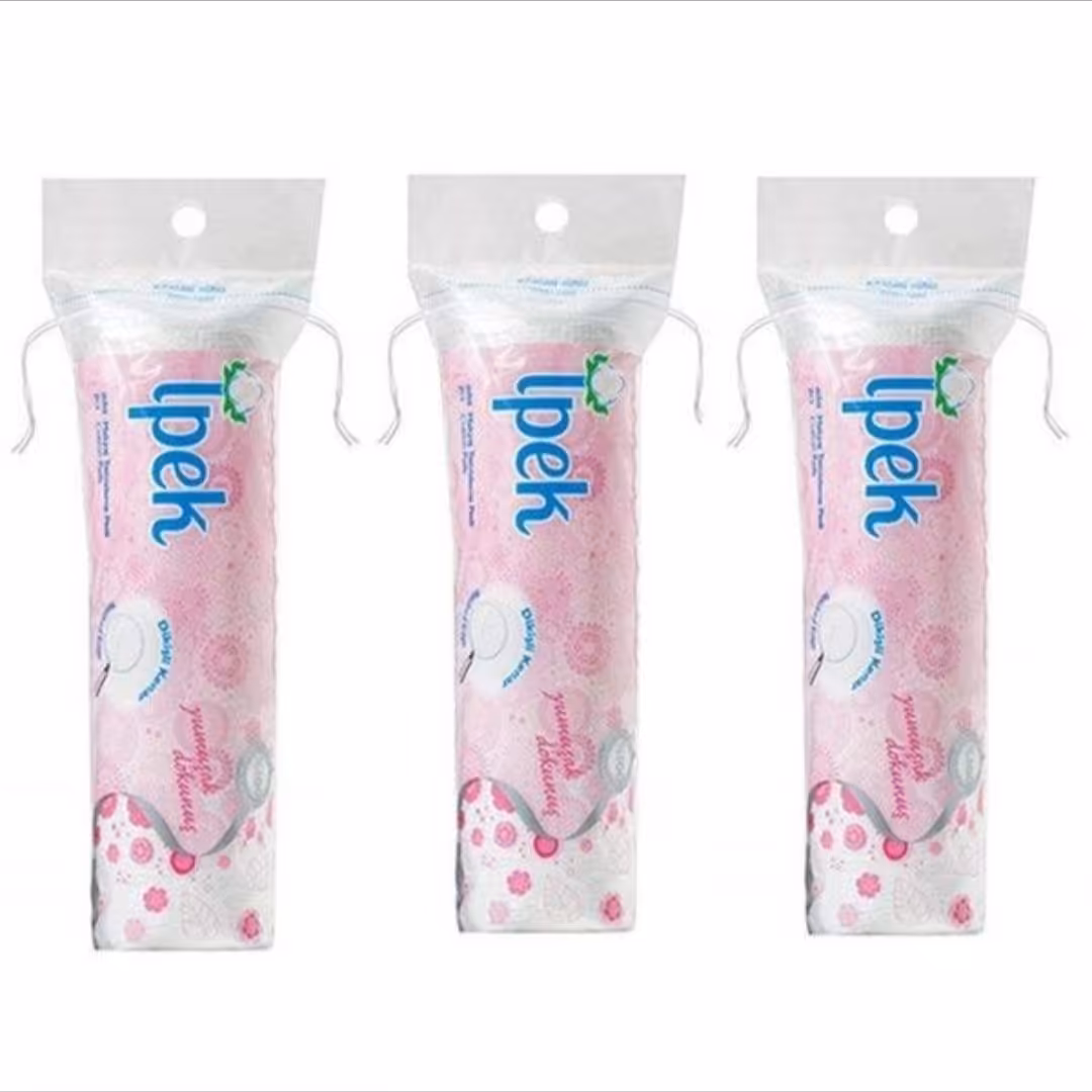 پد آرایش پاک کن ایپک سفید 70 عددی مجموعه 3 عددی