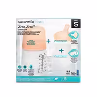 شیشه شیر 270 میل زیرو سواوینکس Suavinex با سیلیکون و سرشیشه اضافه