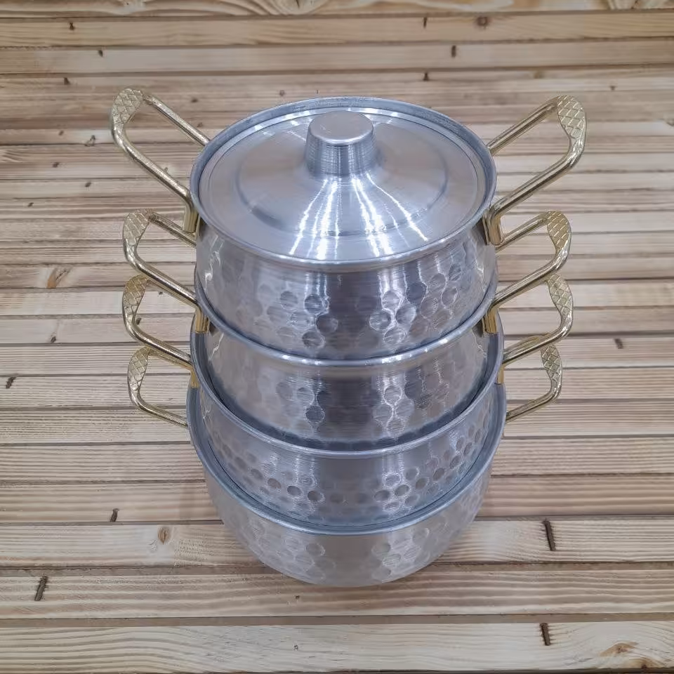 ست قابلمه  چکشی 4 عددی