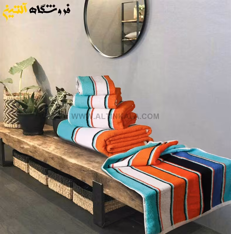 حوله دستی برق لامع مدل البرز 40×80