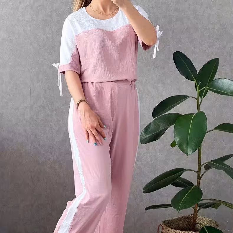 ستتیشرت و شلوار  پاپیونی 