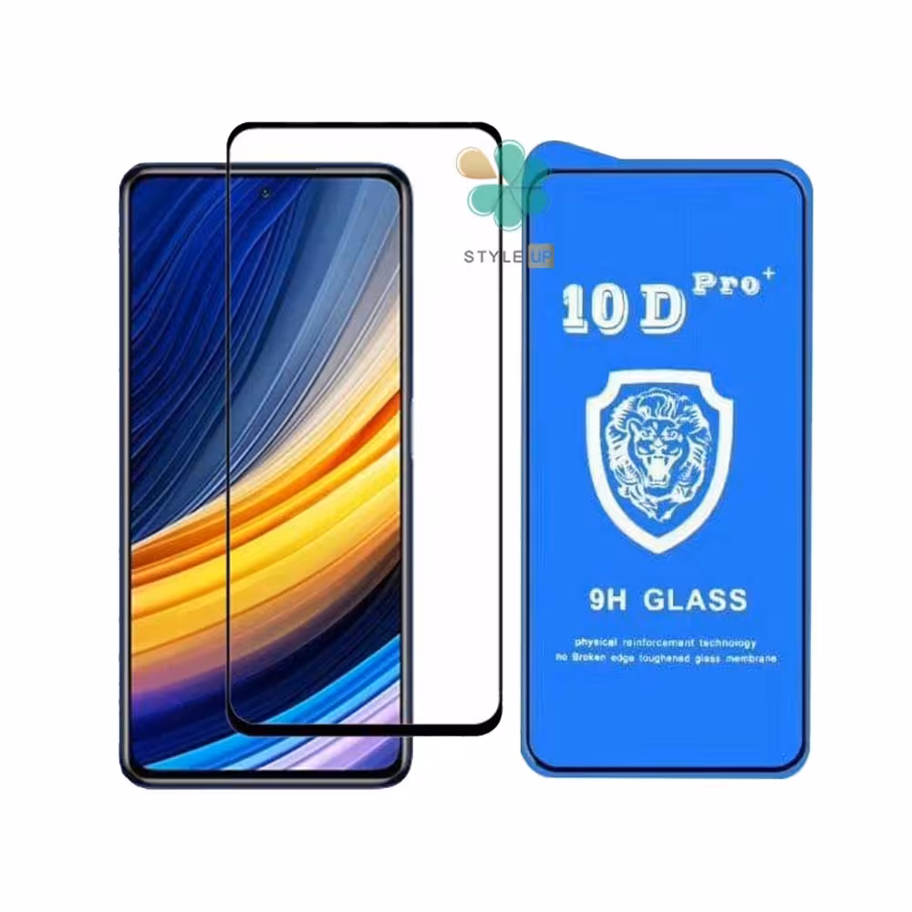 گلس تمام صفحه گوشی شیائومی Poco X3 Pro مدل 10D Pro