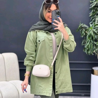 مانتو اسپرت زنانه کتان کش2022