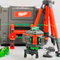 تراز لیزری میلواکی
360 درجه
4 بعدی
برد 100 متر
ریموت دار
نور سبز
دو باتری
