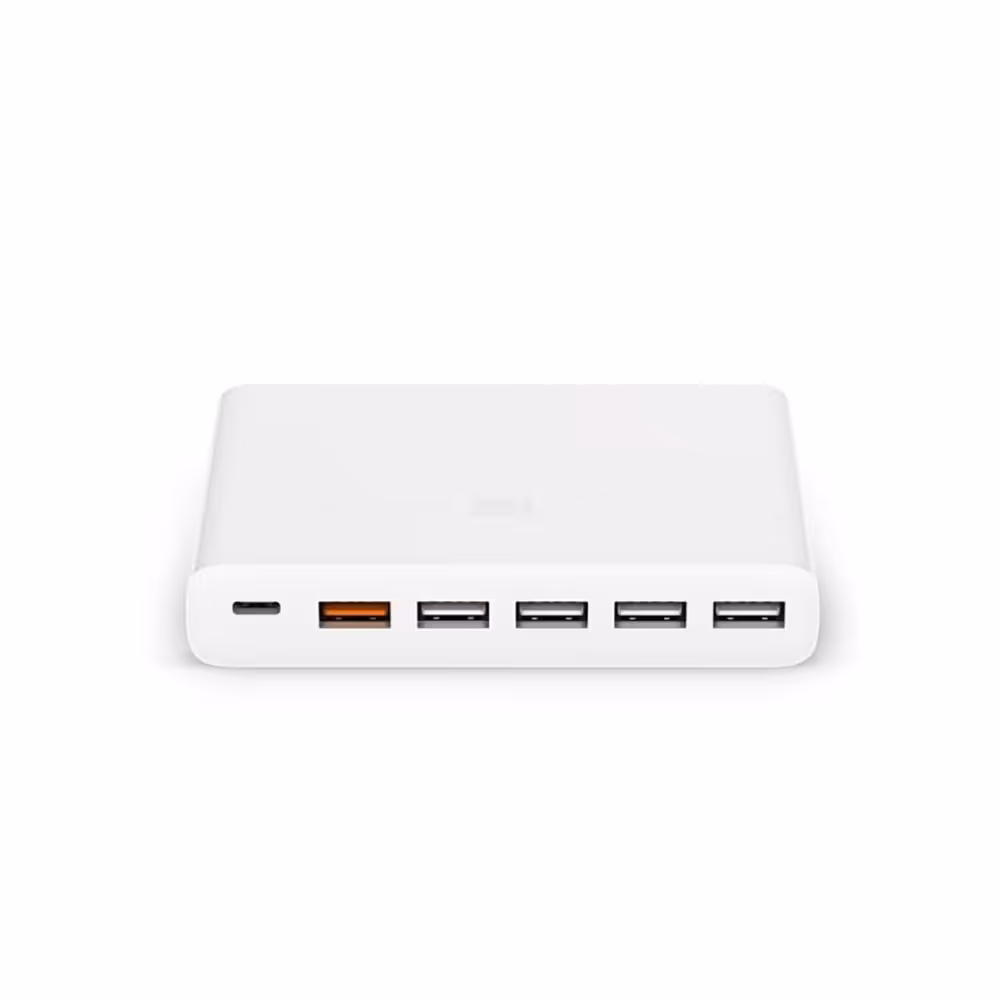 هاب USB و شارژر سریع 60 واتی شیائومی Xiaomi Mi 60W Multiple Hub 6 Port Fast Charger