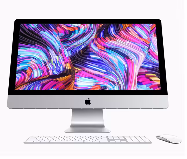 کامپیوتر آماده آی مک مدل MRQY2  با صفحه نمایش رتینا 5K و پردازنده شش هسته ای