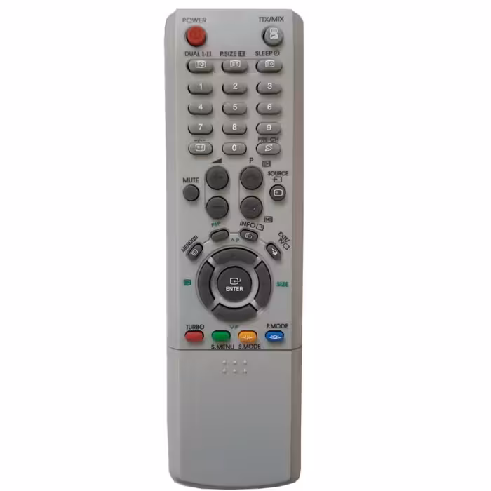 کنترل ریموت تلوزیون قدیمی سامسونگ TV SAMAUNG مدل کشویی