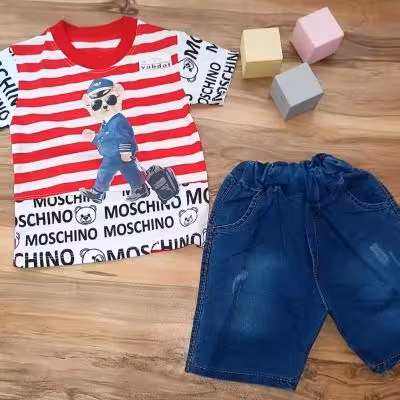 تیشرت شلوارک پسرانه