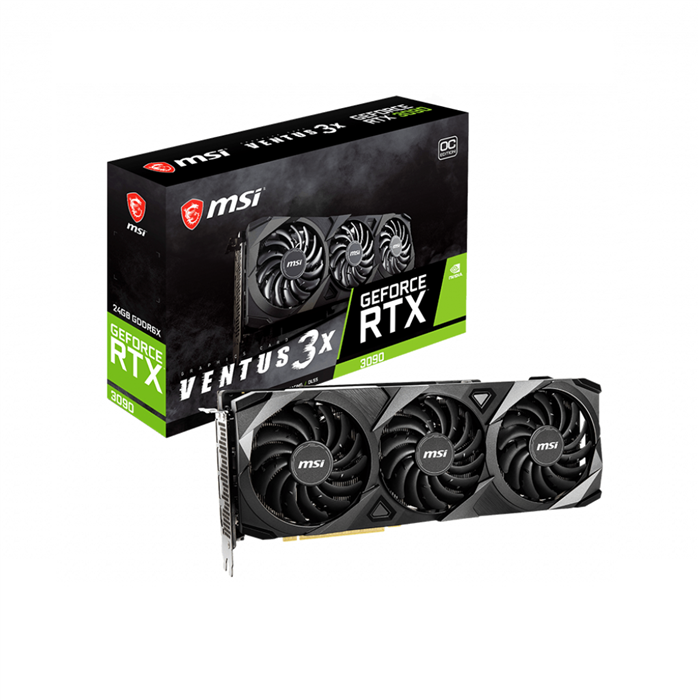 کارت گرافیک ام اس آی GeForce RTX 3090 VENTUS 3X 24G OC