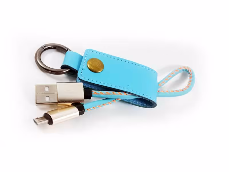 کابل تبدیل USB به MICRO USB طرح جاکلیدی به طول 30CM