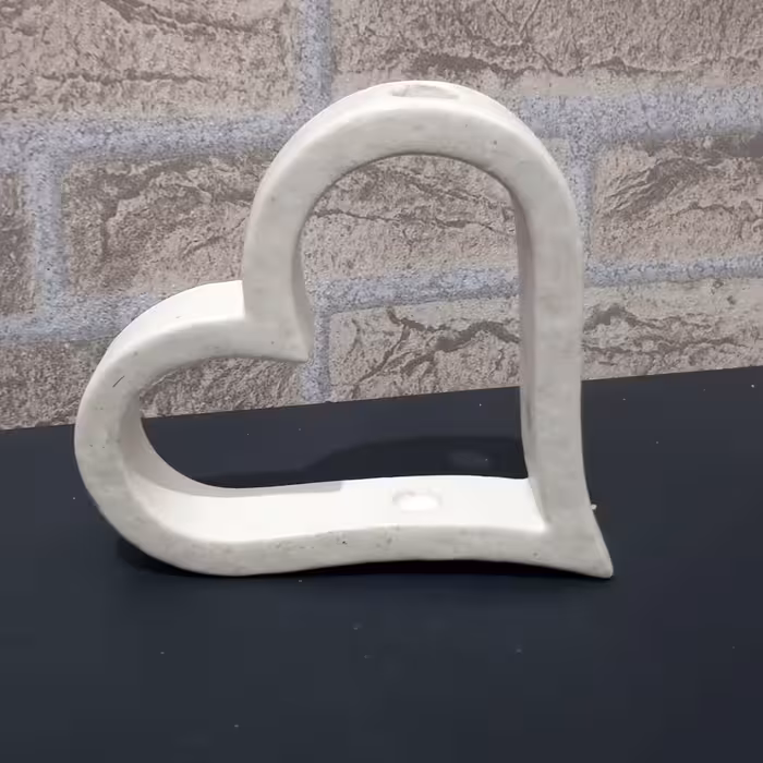 بیس خام گلجای قلبی ارتفاع 15سانت 