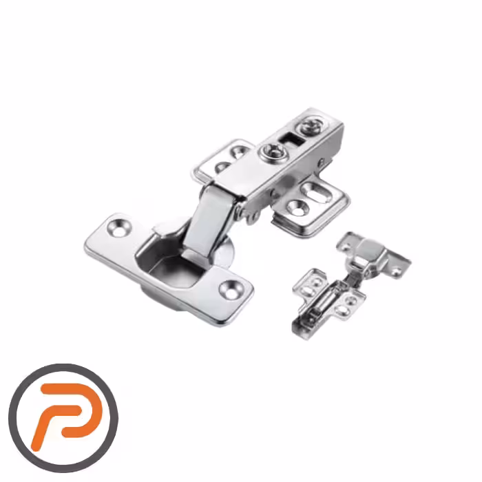 لولای110 درجه صامت آرام بند مستر روکار به همراه پایه کلیپسی