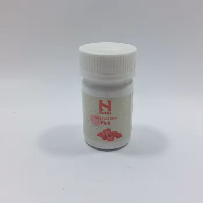 رنگ ژله ای  صورتی مارک نلین مخصوص شیرینی