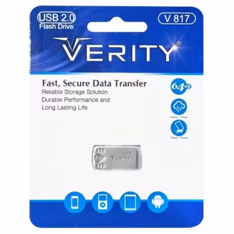 فلش وریتی 64گیگ فلزی بندانگشتی