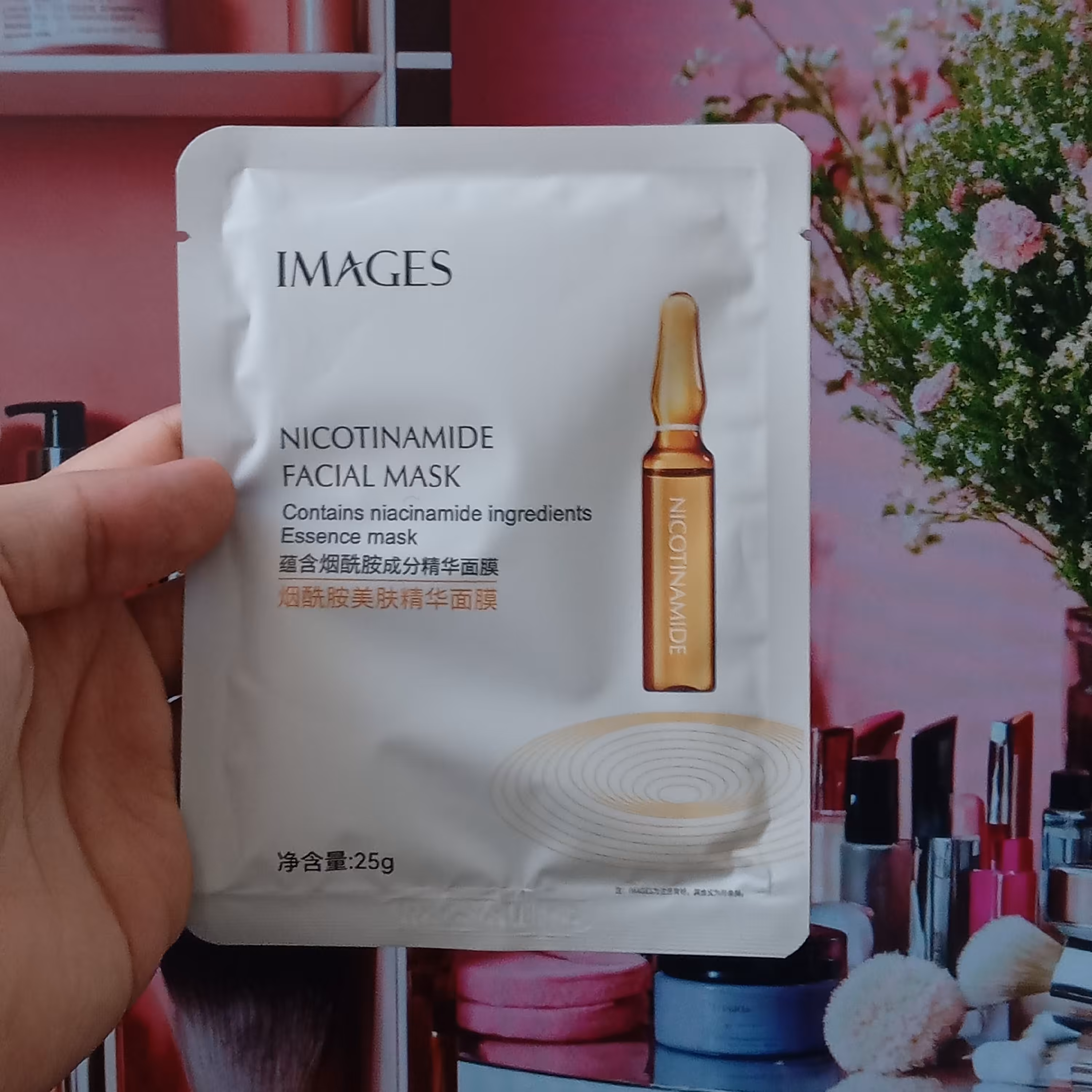 ماسک صورت آمپول نیکوتینامید ایمجز