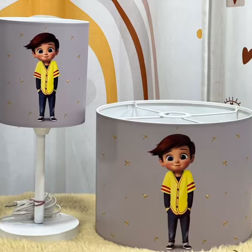 لوستر و آباژور کودک چاپی