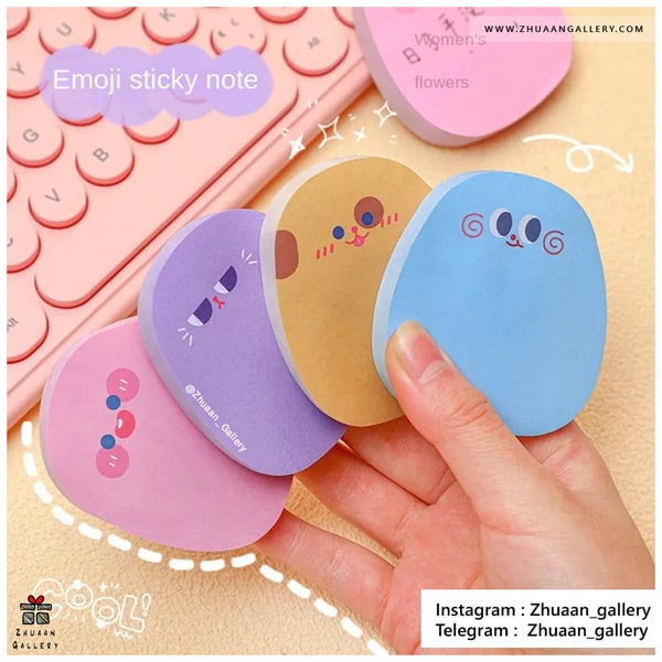 استیکی نت Oval Face چشم دار