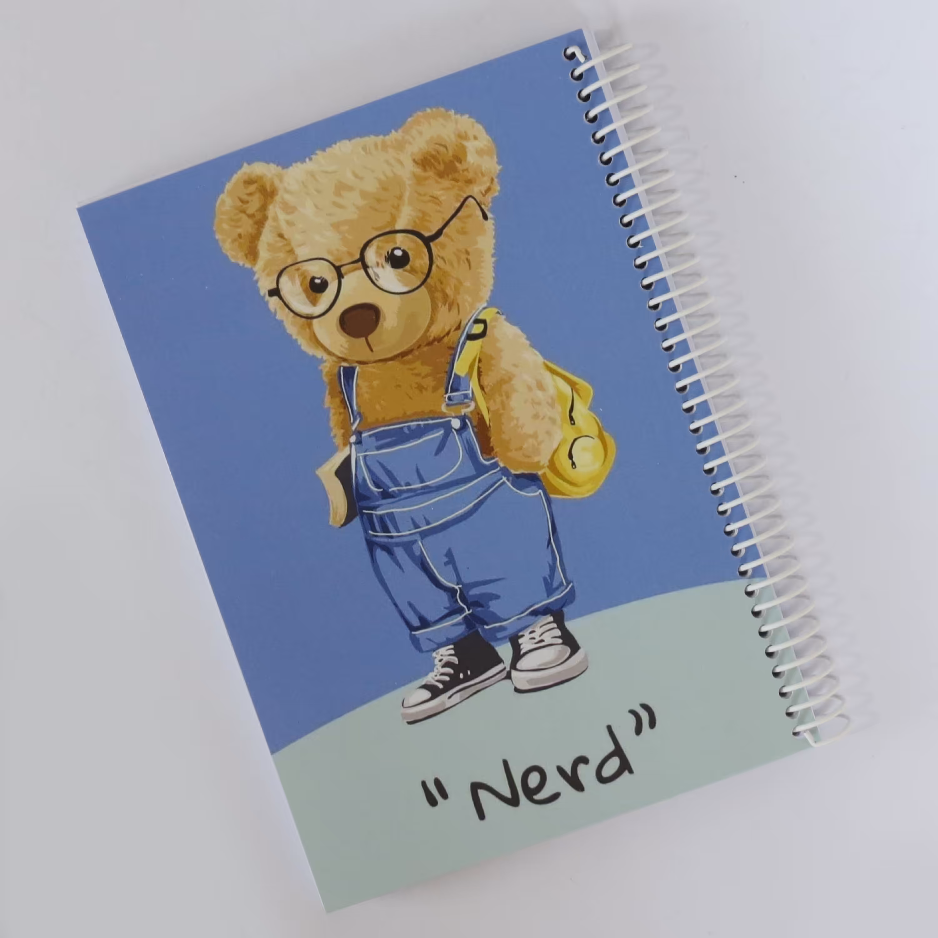 دفتر مشق سیمی 80 برگ طرح nerd