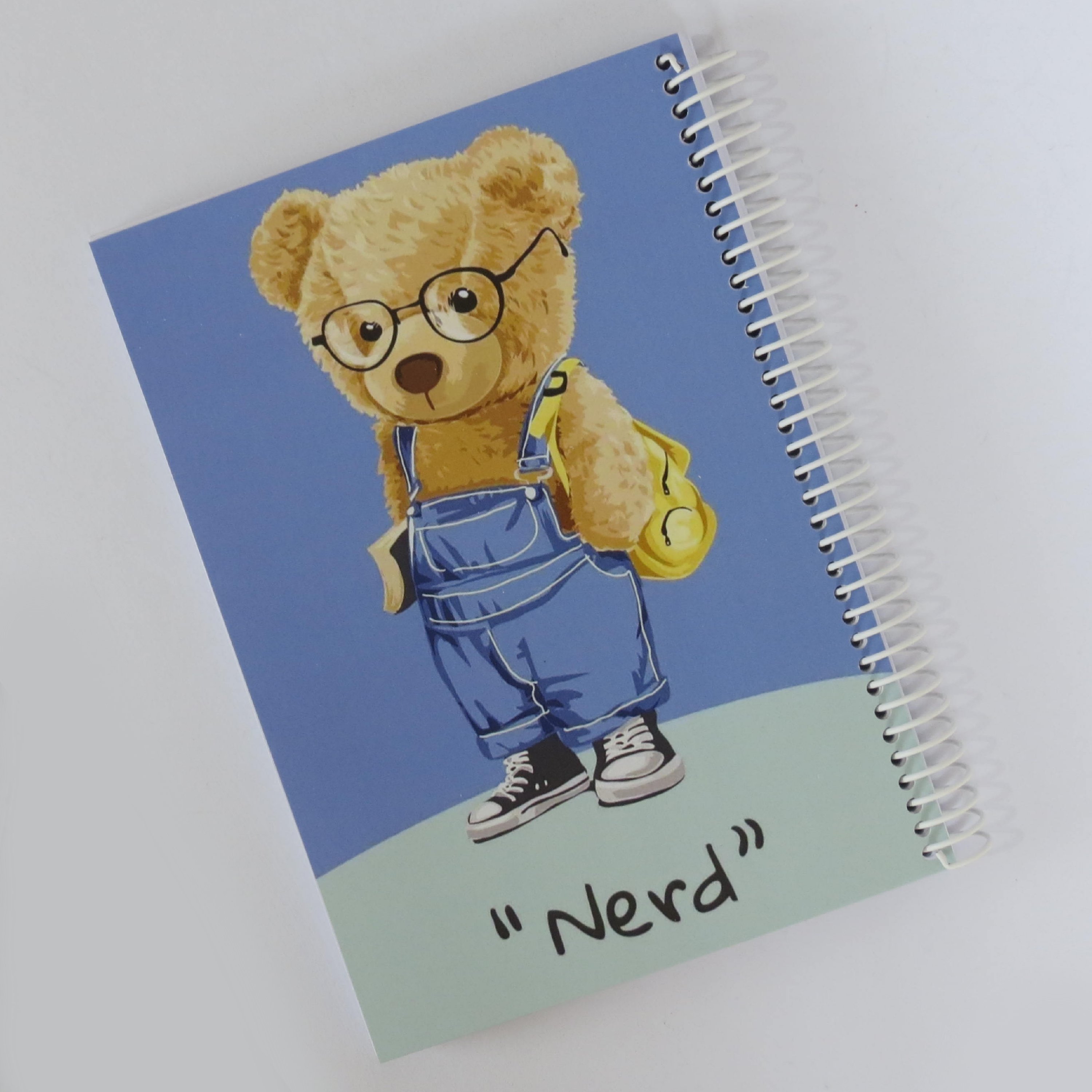 دفتر مشق سیمی 80 برگ طرح nerd