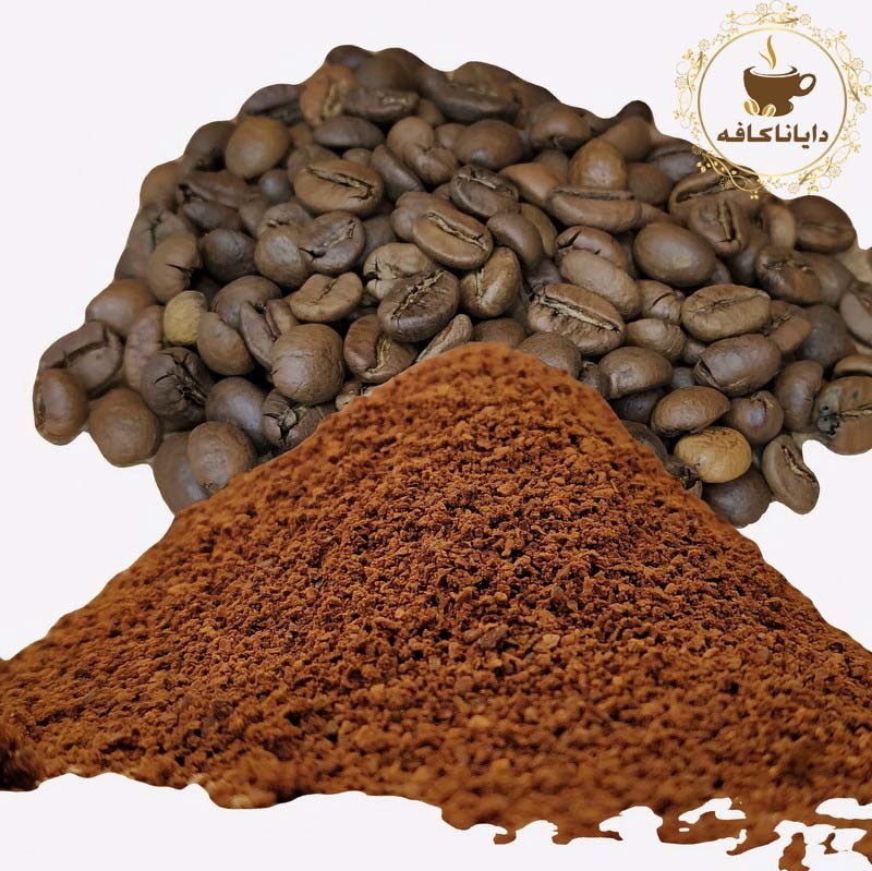 پودر قهوه اسپرسو درجه یک 500 گرمی50درصد عربیکا و 50درصد روبوستا محصول کاستاریکا