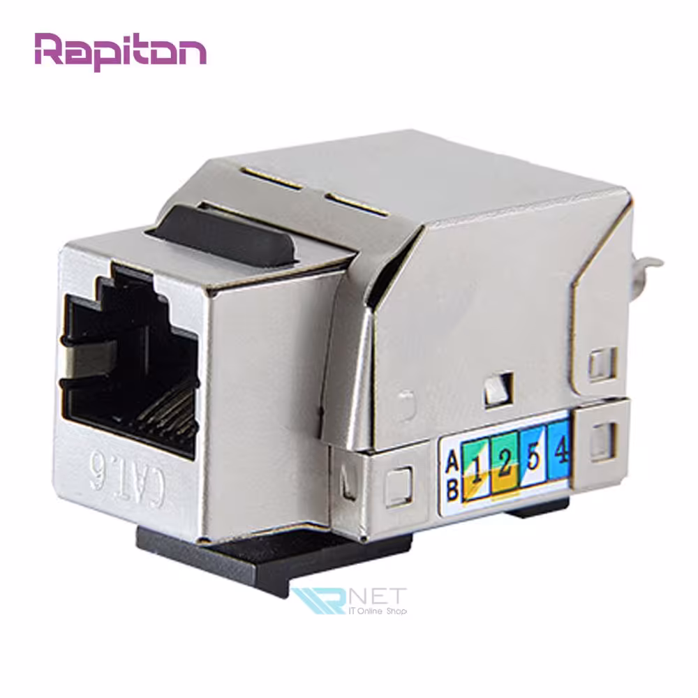 کیستون Cat6 FTP رپیتون مدل Rapiton Jack RP-KJ90-6F1