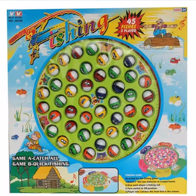 ماهیگیری موزیکال سایز بزرگ