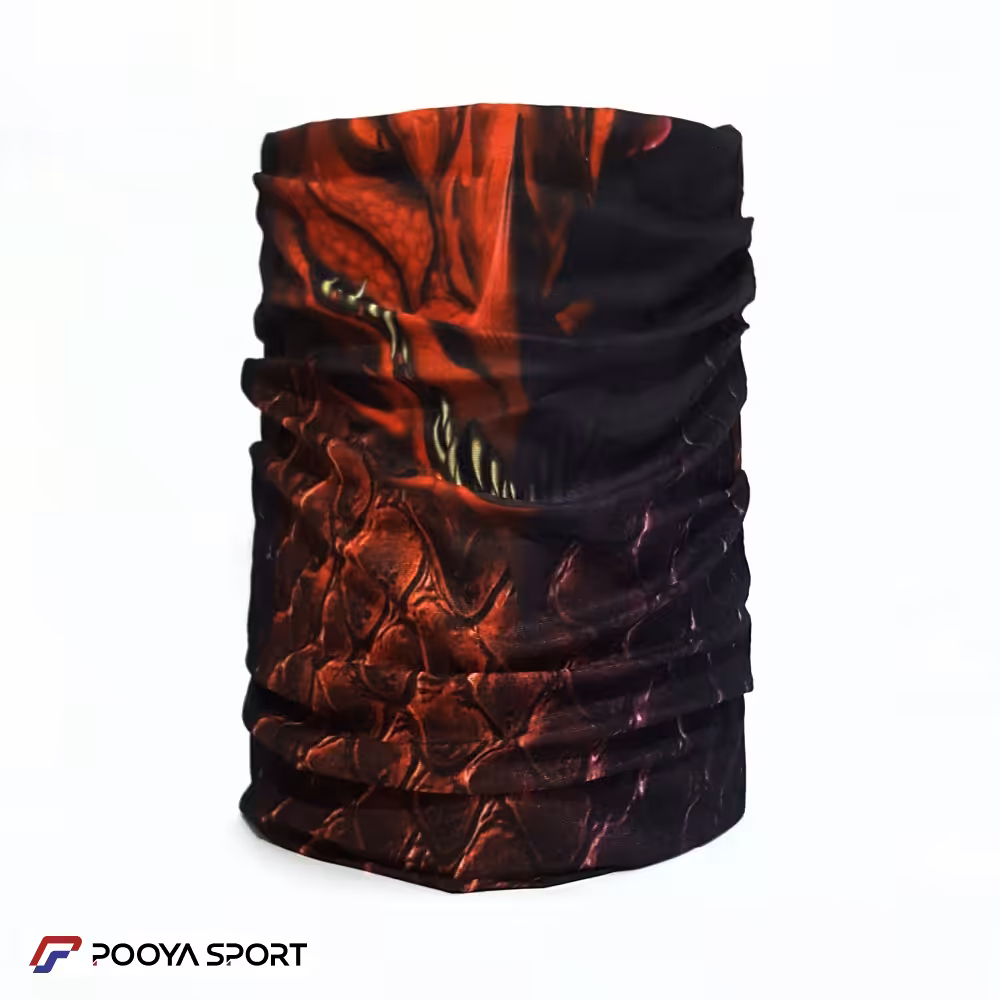 دستمال سرو گردن اسکارف Scarf طرح اژدها