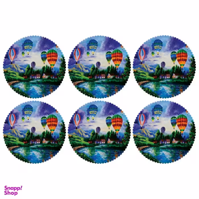 زیربشقابی مدل U2-42118 بسته 6 عددی