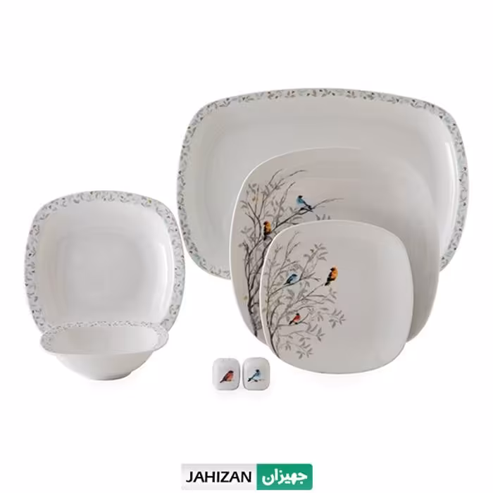 سرویس چینی زرین 27پارچه رسپینا سری کواترو (عالی)