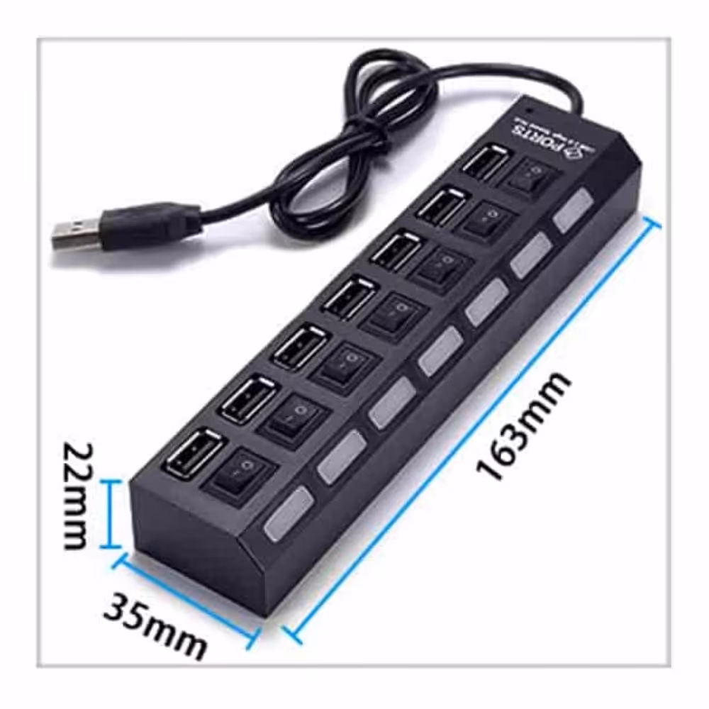 هاب 7 پورت - افزایش USB