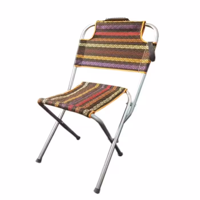 صندلی تاشو مسافرتی جاجیمی مستحکم