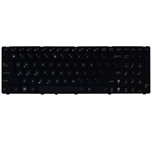 کیبرد لپ تاپ ایسوس K50 مشکی-با بک لایت-با فریم