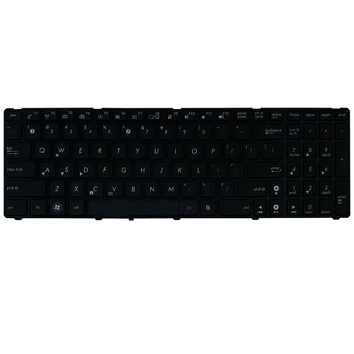 کیبرد لپ تاپ ایسوس K50 مشکی-با بک لایت-با فریم