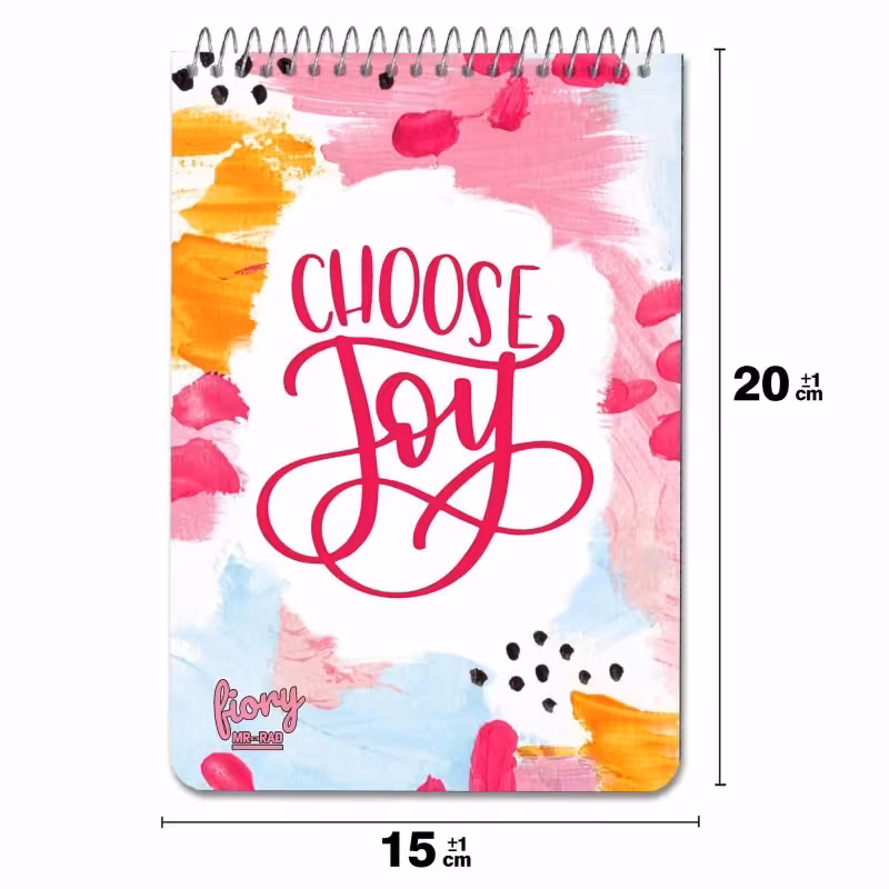 دفترچه یادداشت مستر راد مدلto do list طرح آبرنگ کد fiory 1779 