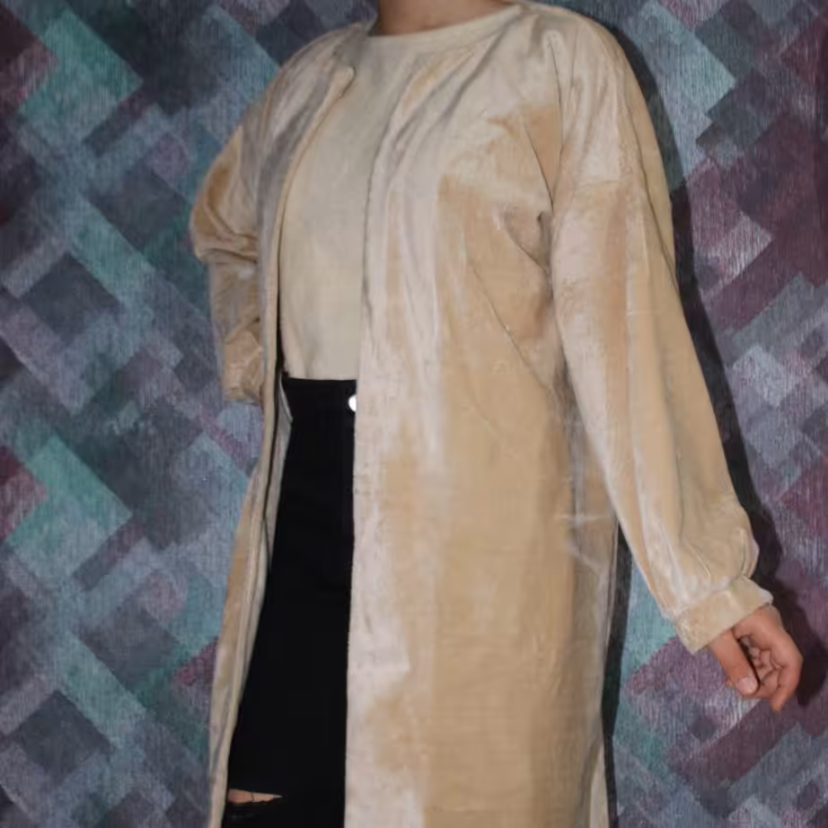 مانتو پاییزه مخمل