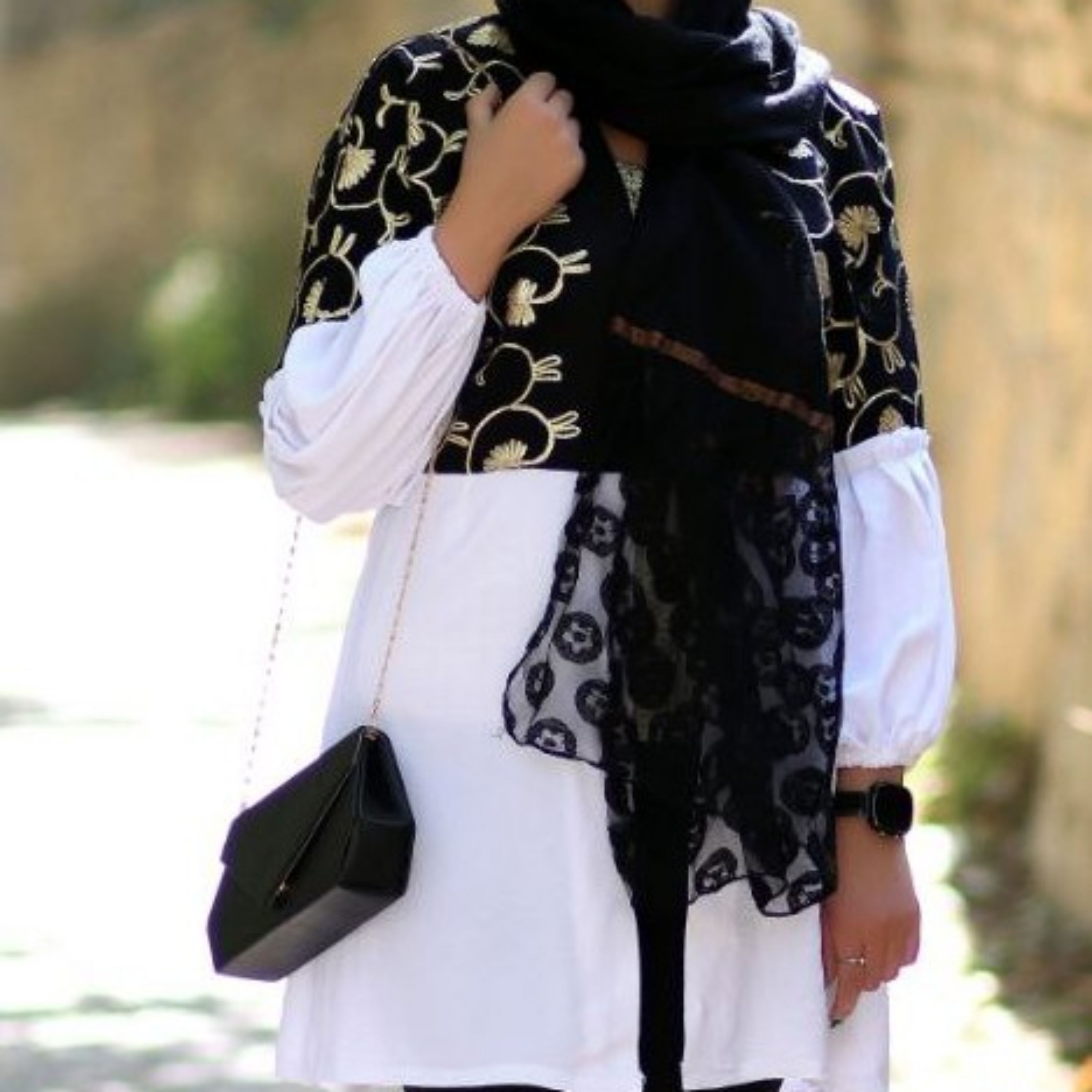 مانتو عالی لینن سرمه دوزی ابروبادی