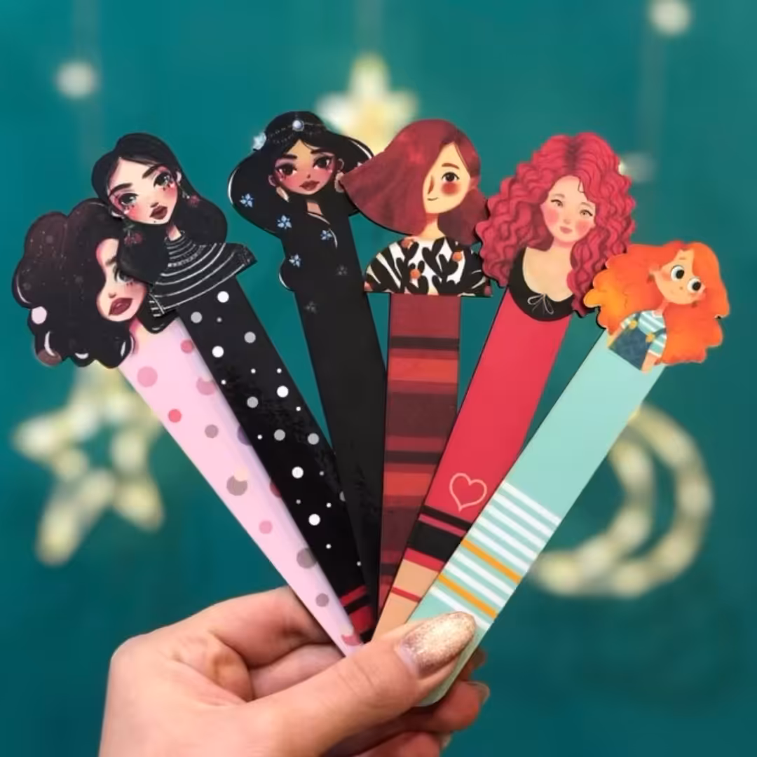 نشانگر چوبی کتاب در طرح های فانتزی تک و عمده 