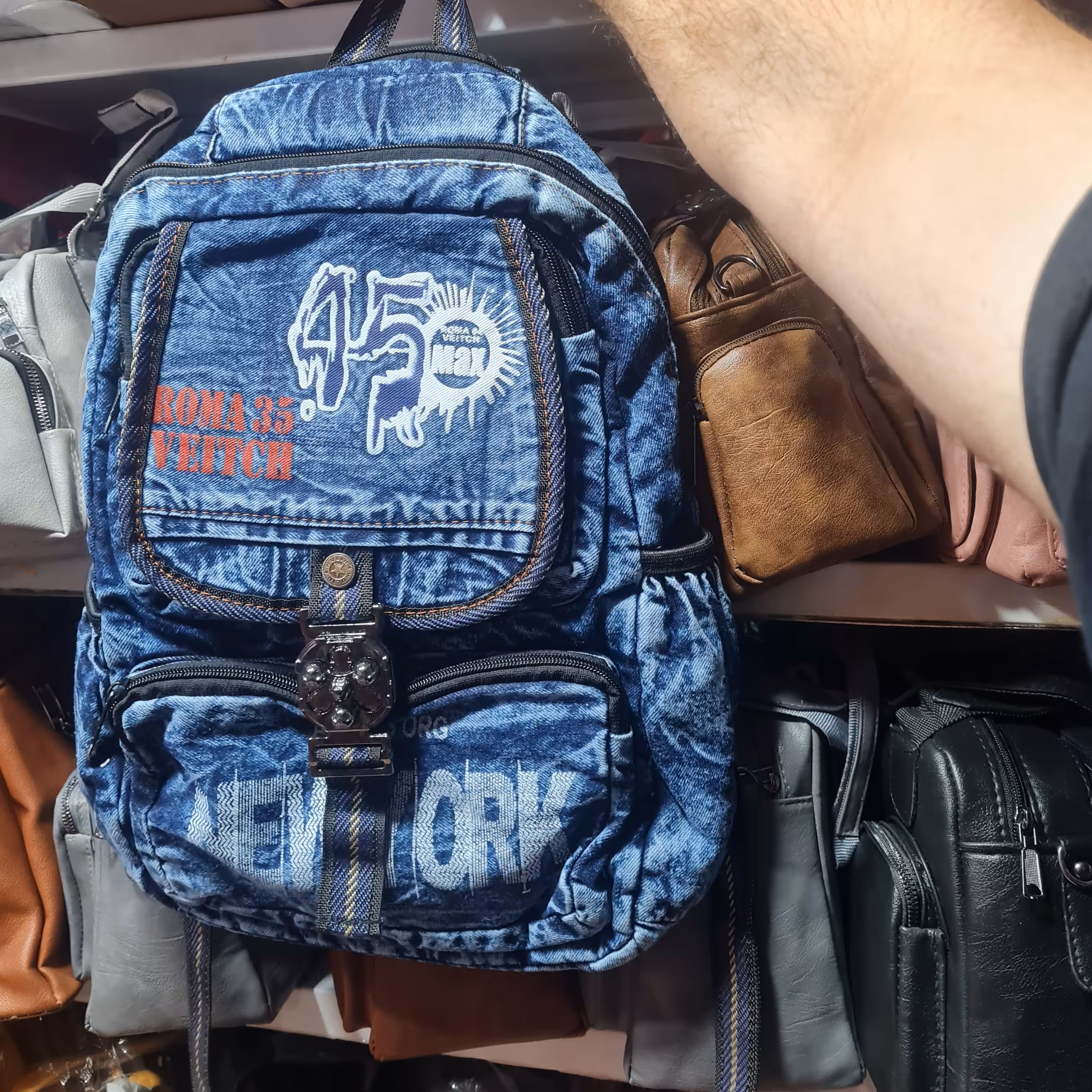 کوله لی سنگشورشده دوخانه جنس ترک سبک وزن سرروکش شده 