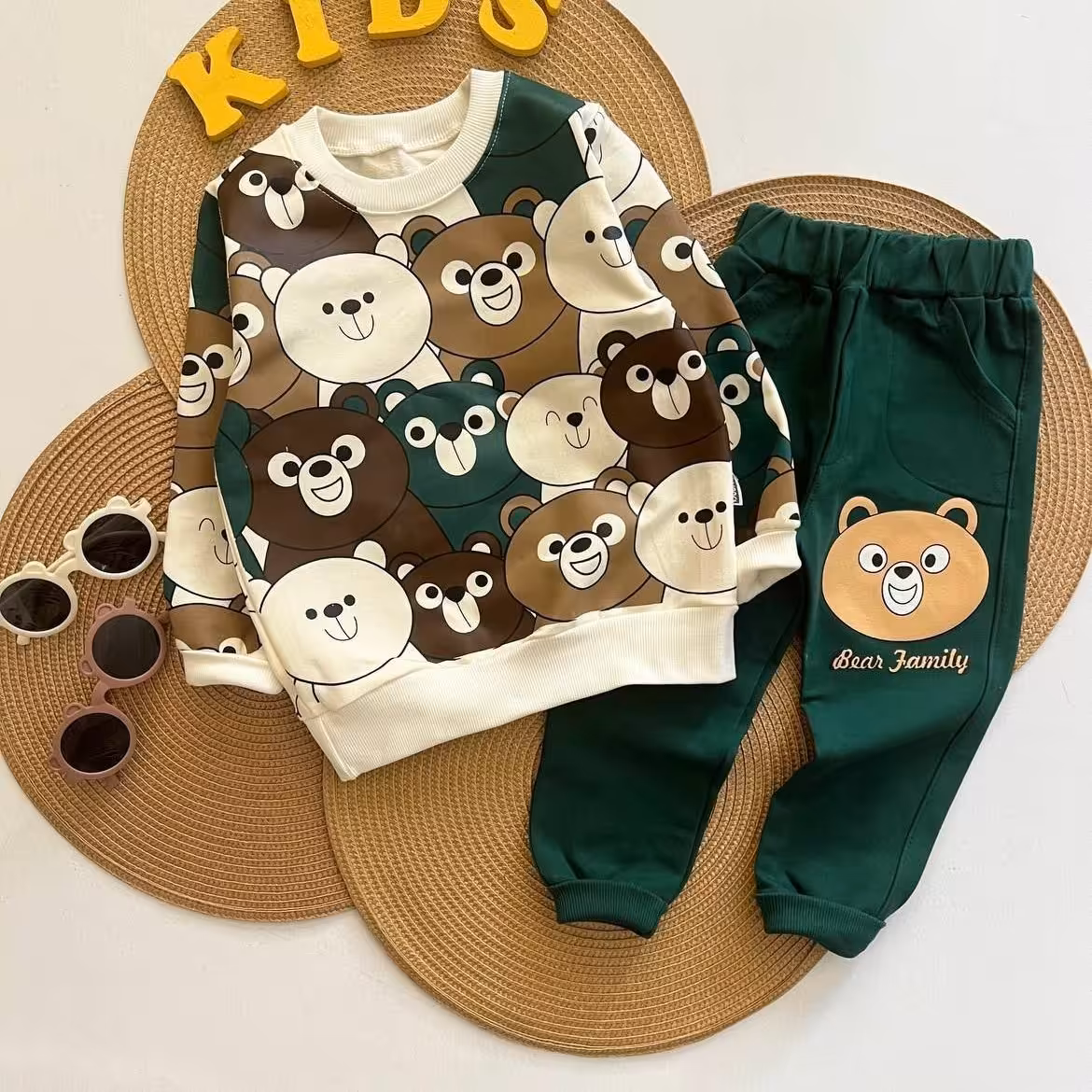 بلوز و شلوار خرسی ست اسپرت 