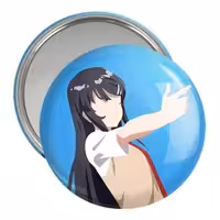 آینه جیبی خندالو مدل مای انیمه بانی گرل سنپای کد 16436