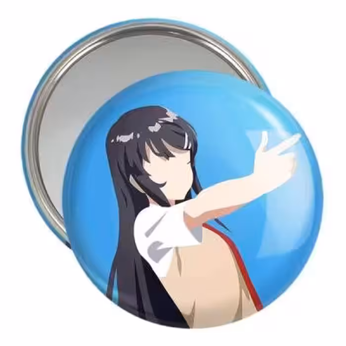 آینه جیبی خندالو مدل مای انیمه بانی گرل سنپای کد 16436