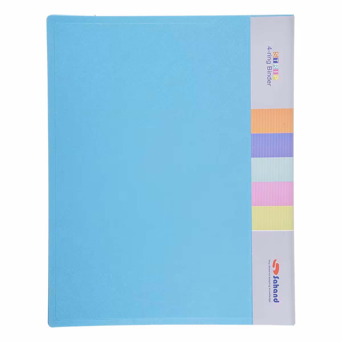 کلاسور 4 حلقه سهند رنگ آبی فیروزه ای